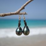 tahitian pearls earrings st barthelemy