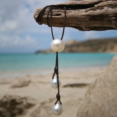 pearls necklace St Barth jewelry
