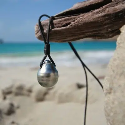 GIGANTIC 16mm+ Tahitian cultured pearl pendant on leather, beach jewelry, boho, cultured pearls, leather jewelry, St Barth signature