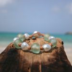 leather pearls bracelet St Barth jewelry