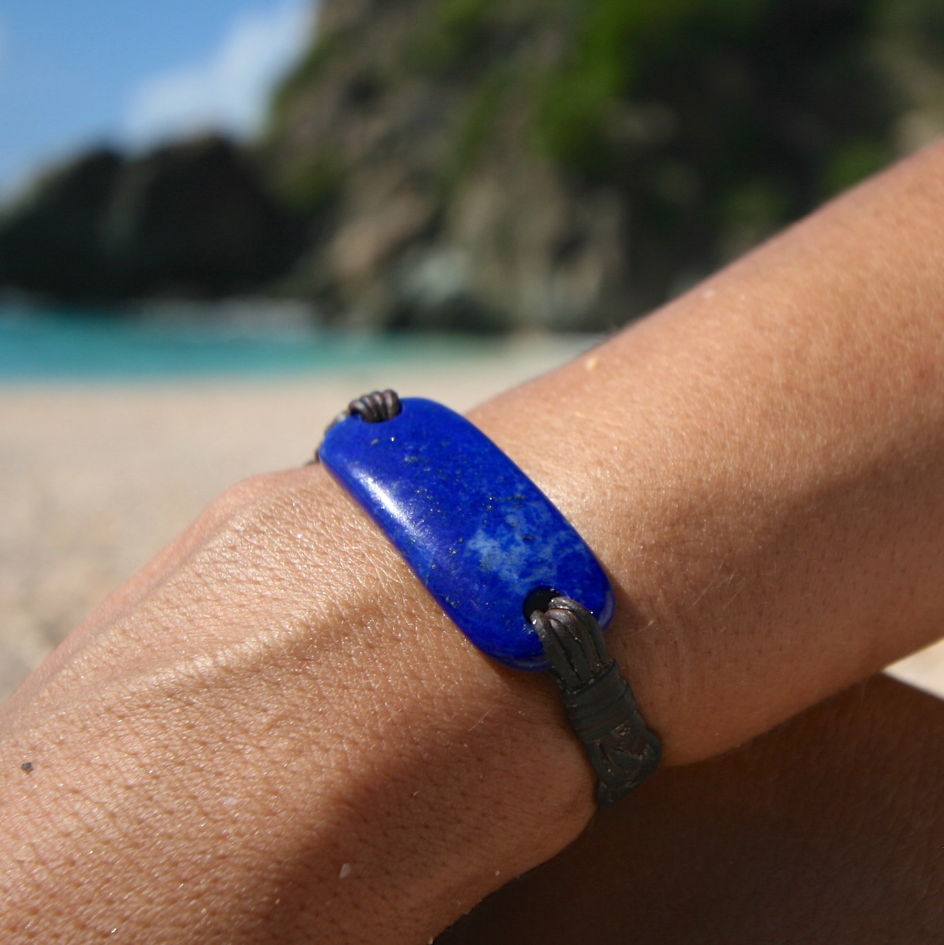 st barth island men's leather bracelets