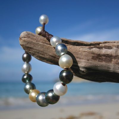 pearls multicolor bracelets St barth jewelry