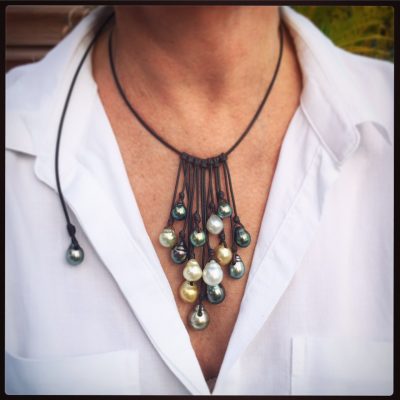 St Barth island pearls necklace signature