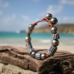 pearl and leather handcrafted jewelry