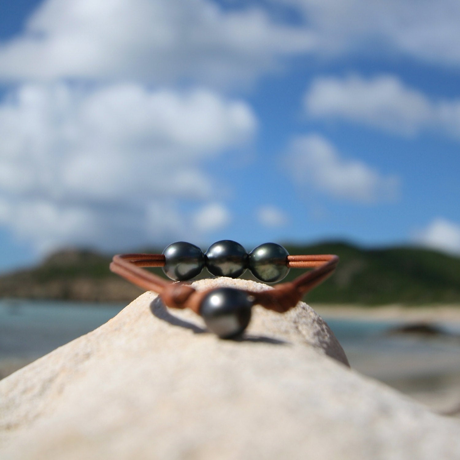 tahitian pearls bracelet St Barth jewelry