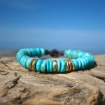 turquoise and gold bracelet st barth jewelry