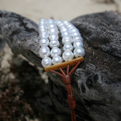 St Barth jewelry white pearls bracelet