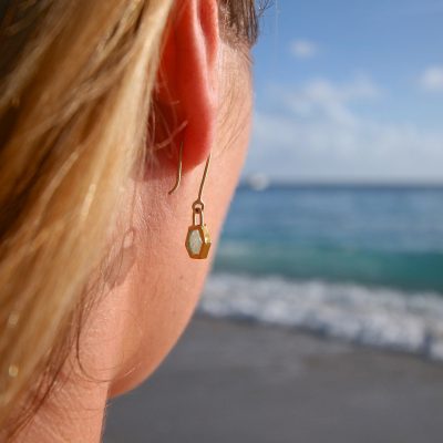 earrings gold jewelry St Barth
