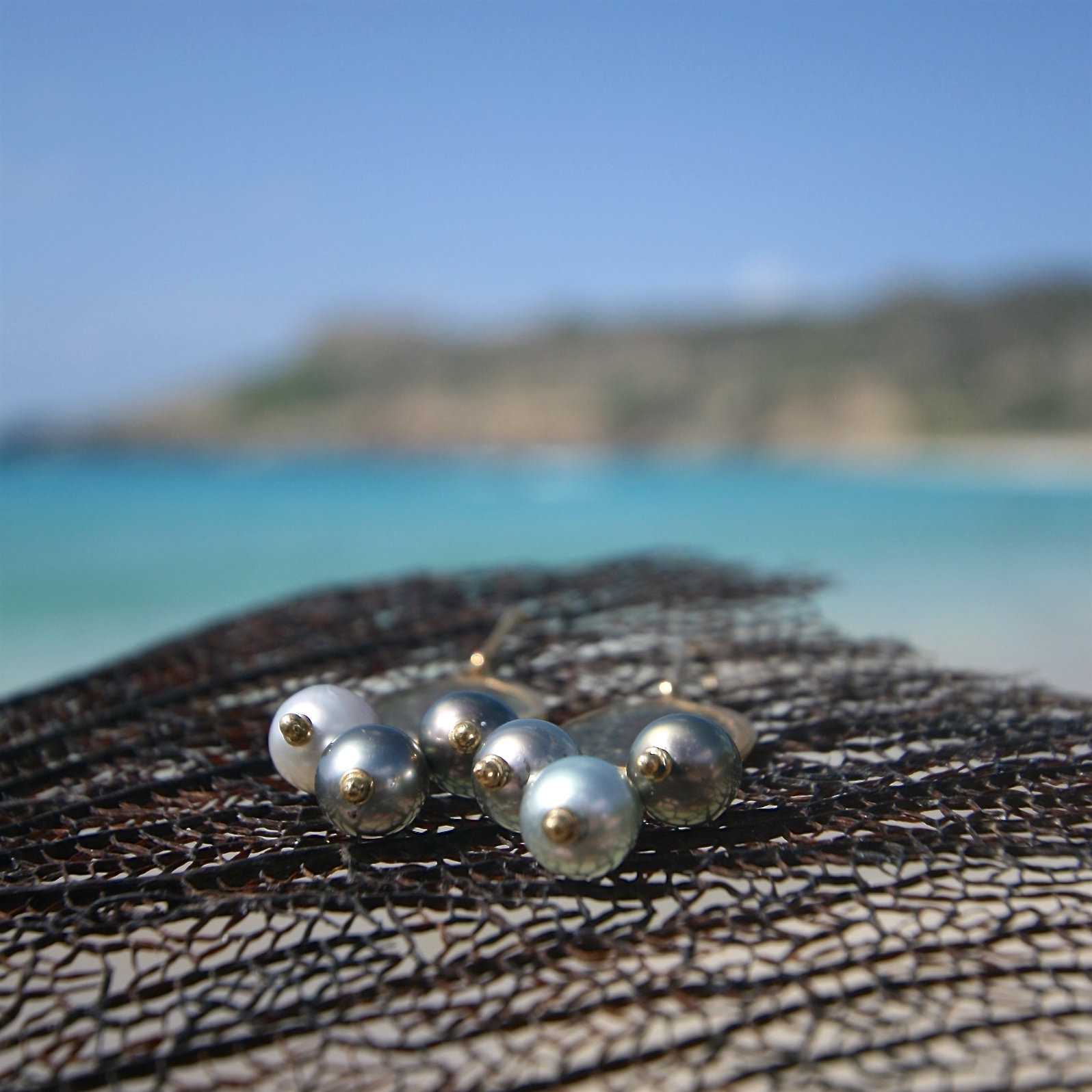 St Barth jewelry pearls earrings