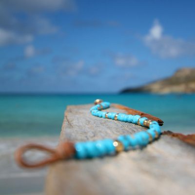 turquoise and leather jewelry