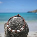 Tahitian pearls st barth leather jewelry