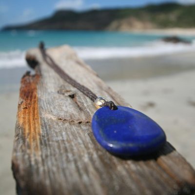 blue necklace st barth