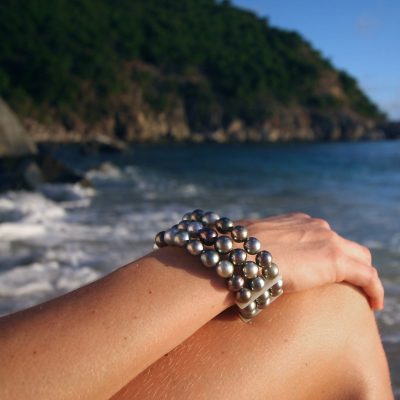 tahitian pearls bracelet st barth